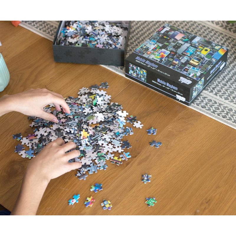 Toynk Mobile Mayhem Cell Phone Collage Puzzle | 1000 Piece Jigsaw Puzzle, 5 of 8