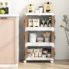 25.5 Gal Stackable Storage Boxes Bins with Magnetic Doors and Lockable Casters - 2 of 4