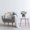 1pc 18"x18" Stupell Industries You Are So Loved Rainbow Hearts Square Kids' Throw Pillow - 2 of 4