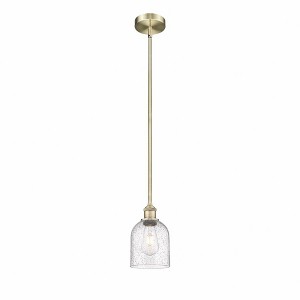Bella - 1 Light Stem Hung Mini Pendant In Industrial Style-9 Inches Tall and 5.5 Inches Wide - 1 of 1