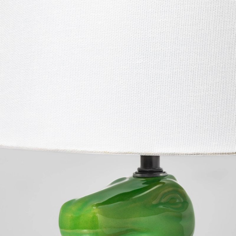 Dinosaur Kids' Table Lamp Green - Pillowfort™, 4 of 10