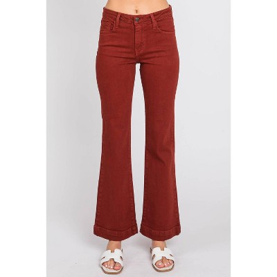 Women's Sicily Wide Hem Crop Flare Jeans - L.T.J