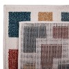 Orian Playroom Tile Border White Rug - 3 of 4