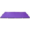 Gulches Folding aerobics mat, extra thick high-density gymnastics mat, tear-resistant aerobics mat for mixed martial arts, stretching, gymnastics - 4 of 4