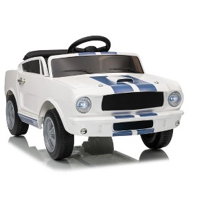 Jojoka 12V Ride on Toy for Kids, Battery Powered Electric Car for Toddlers with Remote Control, Safety Belt, 3 Speeds, Lights, Music - 1 of 4