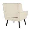 NicBex Modern Soft Accent Chair Wood Frame Ergonomics Lounge Chair Modern Reading Chair Comfy Chair for Living Room, Blue - 2 of 4