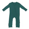 Kyte Baby Zippered Romper in Emerald - 2 of 3