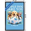 Trends International Jim Baldwin - Triple Dog Dare You Framed Wall Poster Prints - 3 of 4