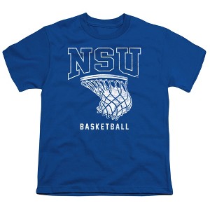 Nova Southeastern University Basketball Hoop Kids T-Shirt For Youth Royal Blue - 1 of 4