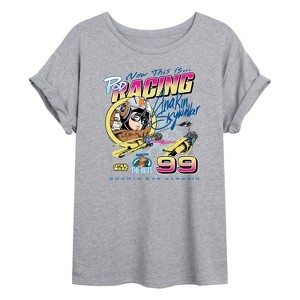 Women's - Star Wars - This Is Podracing Oversized Graphic T-Shirt - 1 of 4