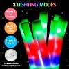 Joyfy  24 PCS Foam Glow Sticks Party Favors LED Light Up Sticks 3 Modes Flashing Glow Party Supplies Wedding Concert Camping Birthday,Easter, Carnival - 4 of 4