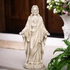 Northlight Sacred Heart of Jesus with Open Arms Outdoor Garden Statue - 24.5" - 3 of 4