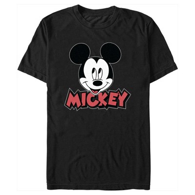 Men's Mickey & Friends Classic Mickey Face T-shirt : Target