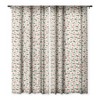 Alisa Galitsyna Dots And Flowers Single Panel Sheer Window Curtain - Society6 - 3 of 4