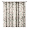 Alisa Galitsyna Dots And Flowers Single Panel Sheer Window Curtain - Society6 - image 3 of 4