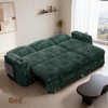 Vipbear Sleeper Sofa Bed,Convertible Sectional Sofa Couches for Living Room,Pull Out Couch Bed with Reversible Storage Chaise| Large Arm Storage - 3 of 4