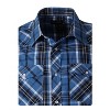Gioberti Men's Western Cowboy Short Sleeve Shirt with Snap Buttons - 3 of 4