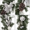 6Ft Prelit Christmas Garland for Mantle, Artificial Garland with 20 LED for Fireplace Stair Railing TV Stand Indoor Outdoor Holiday Decor - 3 of 4
