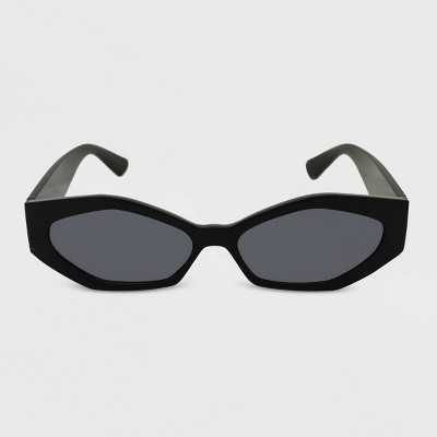 Women's Geo Sunglasses - Wild Fable™ Black