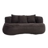 CAVINAS Corduroy Fabric Bean Bag Chair for Adults and Kids,Oversized Lazy Sofa Chair with Foam and High Back,Modern Lounge Chair for Living Room - 2 of 4