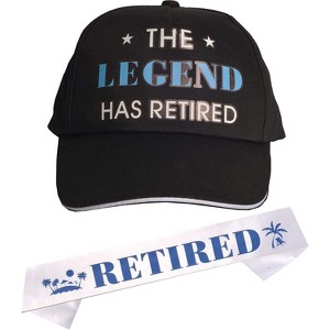 Meant2tobe Retirement Party Survival Hat, Black - 1 of 3