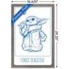 Trends International Star Wars: The Mandalorian: Grogu Moments - Force Sensitive Framed Wall Poster Prints - 3 of 4
