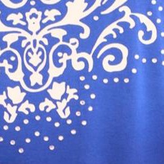 dark sapphire damask