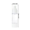 Unique Bargains Portable Round Airless Pump Spray Bottle White 1 Pc - 4 of 4