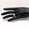 Jesus Cross Wedding Band Ring for Women or Men Gold over Stainless Steel by Ginger Lyne Collection - 4 of 4