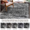 Washable Large Vintage Area Rug for Living Room Non Slip Non-Shedding Distressed Indoor Carpet Ultra Soft Low Pile Throw Rug for Bedroom Dining Room - 3 of 4