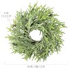 AuldHome Design Artificial Christmas Wreaths (2pk, 15in); Evergreen Flocked Greenery w/ Pinecones for Doors and Windows, Indoor/Outdoor - 3 of 4