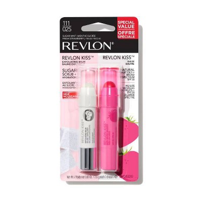 Revlon Kiss Lip Makeup Care Strawberry and Sugar - 2pc