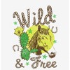 Wild and Free Western Icons Adult Crew Neck Long Sleeve Tee - 2 of 3