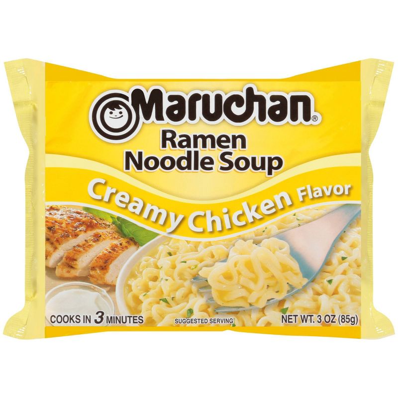 Maruchan Creamy Chicken Ramen Noodle Soup - 3oz, 1 of 3