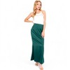 Anna-Kaci Women's Satin Maxi Skirt With High Waist And Flowing A-Line Design - 2 of 4