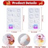 JDICTION Christmas Resin Molds Silicone - 3 Sizes Standing Reindeer Molds, Christmas Ornament Molds for Family Decoration, Gifts, Winter Parties - 2 of 4
