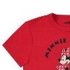 Ladies Mickey & Minnie Mouse Shirt - Classic Mickey & Minnie Mouse - Disney Mickey & Minnie Ribbed Fitted Tee - 3 of 4