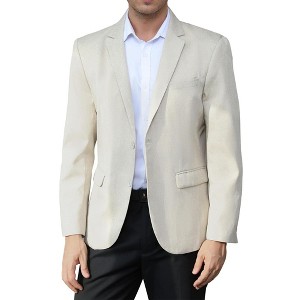 Blazers for Men Business Casual Suit Jacket 2 Button Regular Fit Casual Blazer Fashion Mens Jackets Blazers - 1 of 4