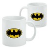 Batman Classic Bat Shield Logo Ceramic Coffee Mug, Novelty Gift Mugs for Coffee, Tea and Hot Drinks, 11oz, White - 2 of 4