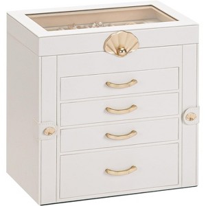 3-Drawer Jewelry Box and Display Organizer for Earrings and Necklaces - 1 of 4