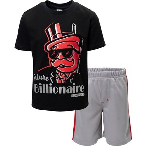MONOPOLY T-Shirt and Mesh Shorts Outfit Set Toddler - 1 of 4