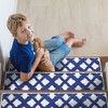 SussexHome Floral Design Cotton Anti-Slip Stair Treads, 9” X 28“ - 3 of 4