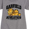 - Garfield - Sleeping Athletics Graphic Short Sleeve Fleece Dress - 2 of 4