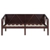 NicBex Twin/Full Modern Bed Frame Sofa Bed with Bedside Rails,High-Legged Daybed Platform Bed for Bedroom,Study,Kids Room - 3 of 4