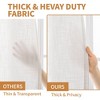 Awesome Home  Linen Blend Privacy and Light Filtering Texture Grommet Pair(2 Panels) - 2 of 4