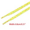 INSPIRE CHIC Colorful Printed Fun Flat Shoe Laces for Sneakers 2 Pairs - 3 of 4