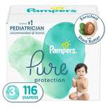 Pampers Pure Protection Diapers - (Select Size and Count)