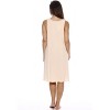 Dreamcrest Women's Silky Soft Nightgown - Elegant Crochet Trim Sleep Dress for Comfortable Nights - 2 of 3