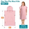 SUN CUBE Lightweight Kids Towel Changing Swim Robe Surf Beach Towel, Quick Dry Microfiber Hooded for Boys Girls 3-7 Years - 3 of 4