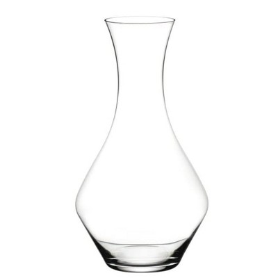 Riedel Classic Machine-Blown Fine Crystal Glass Contemporary Red Wine Decanter, 60-Ounce